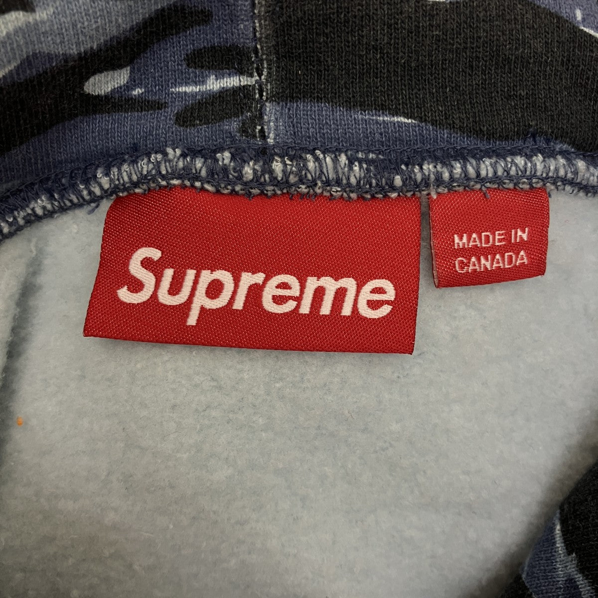 Supreme 24AWSMALLBOX HOODED SWEATSHIRTカモフラスウェットパーカー 古着・中古-7枚目のアイテム画像