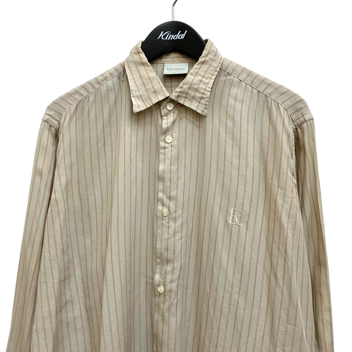 ENCOMING ストライプシャツAW24-ENSH 古着・中古-3枚目のアイテム画像
