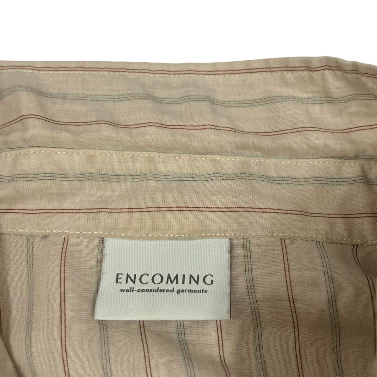 ENCOMING ストライプシャツAW24-ENSH 古着・中古-6枚目のアイテム画像