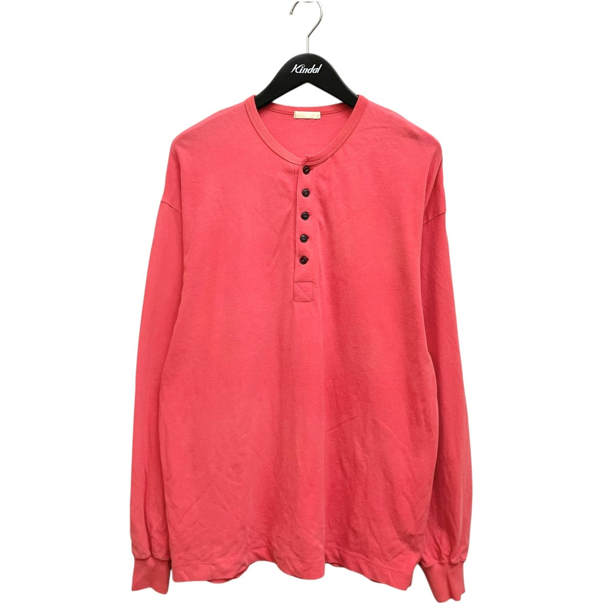 ULTERIOR FADED TWIST TENJIKU HENLEY-NECK TOP UCS107-LA244 古着・中古-1枚目のアイテム画像
