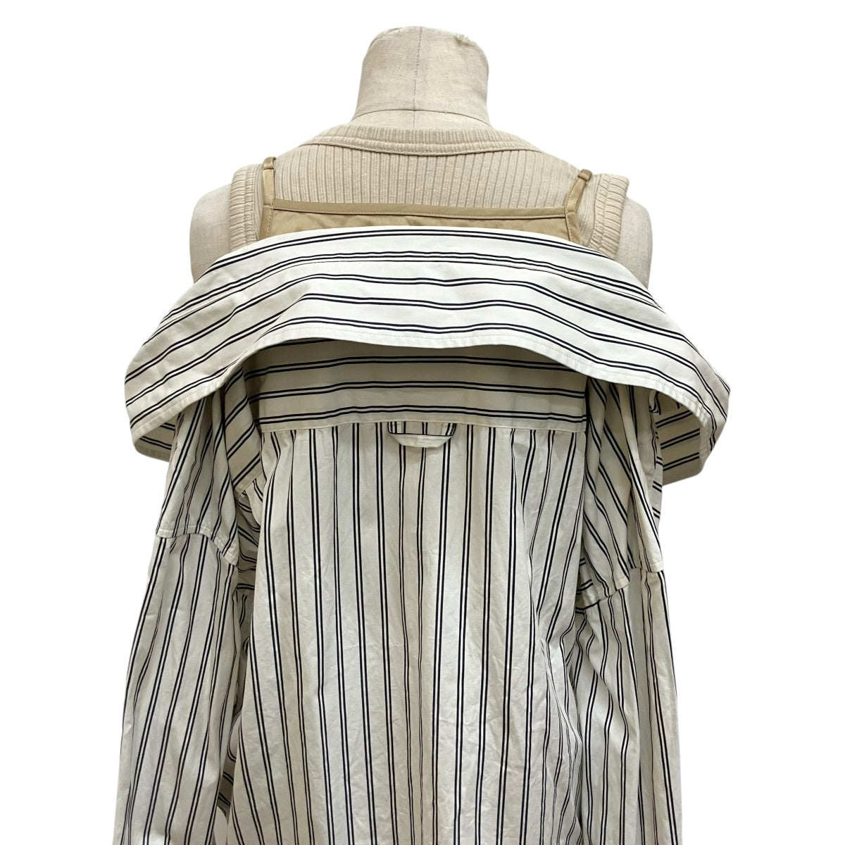 Maison MIHARA YASUHIRO LAYERED STRIPE SHIRTS B16SH181 古着・中古-5枚目のアイテム画像