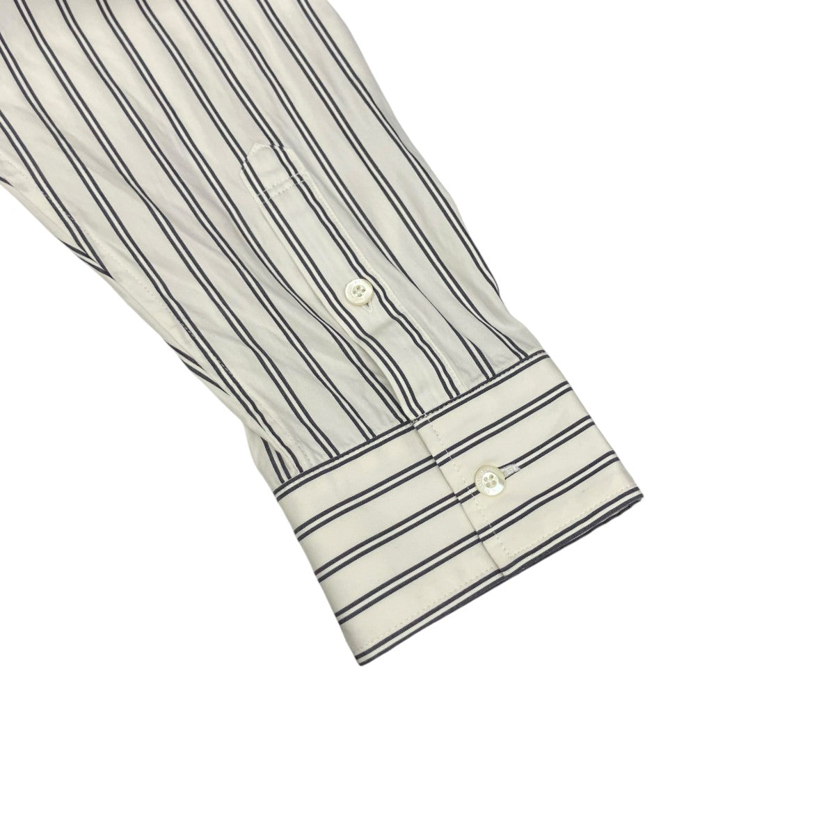 Maison MIHARA YASUHIRO LAYERED STRIPE SHIRTS B16SH181 古着・中古-6枚目のアイテム画像