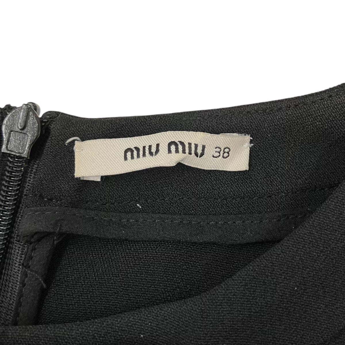 MIU MIU 2010年ノースリーブワンピースAMM1 古着・中古-9枚目のアイテム画像