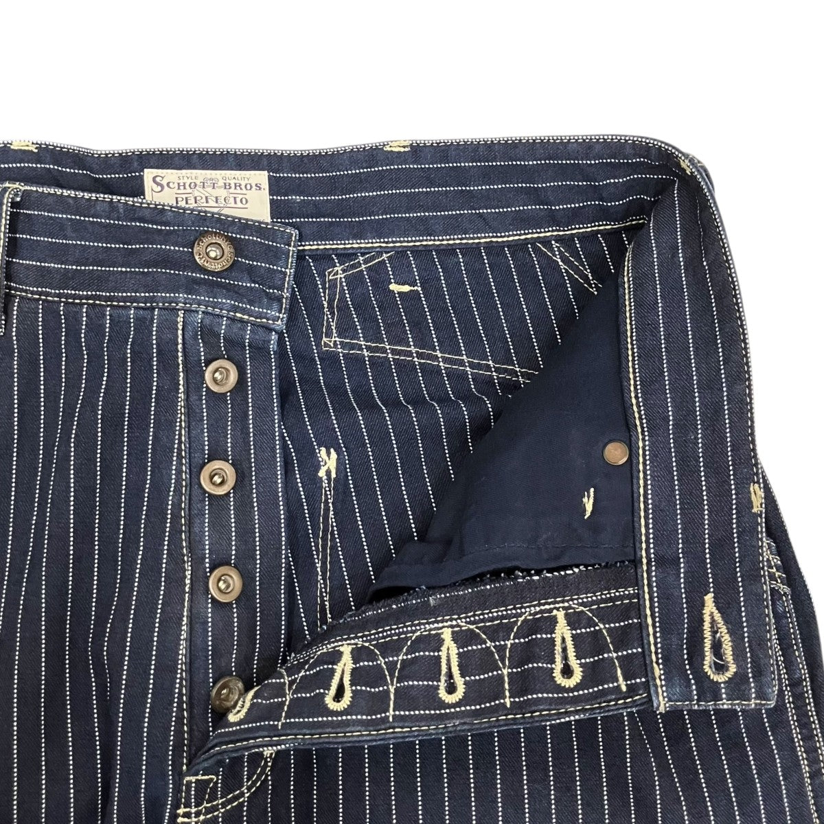 SCHOTT BROS． オールドヒッコリーデニムパンツ782-3911008 古着・中古-6枚目のアイテム画像