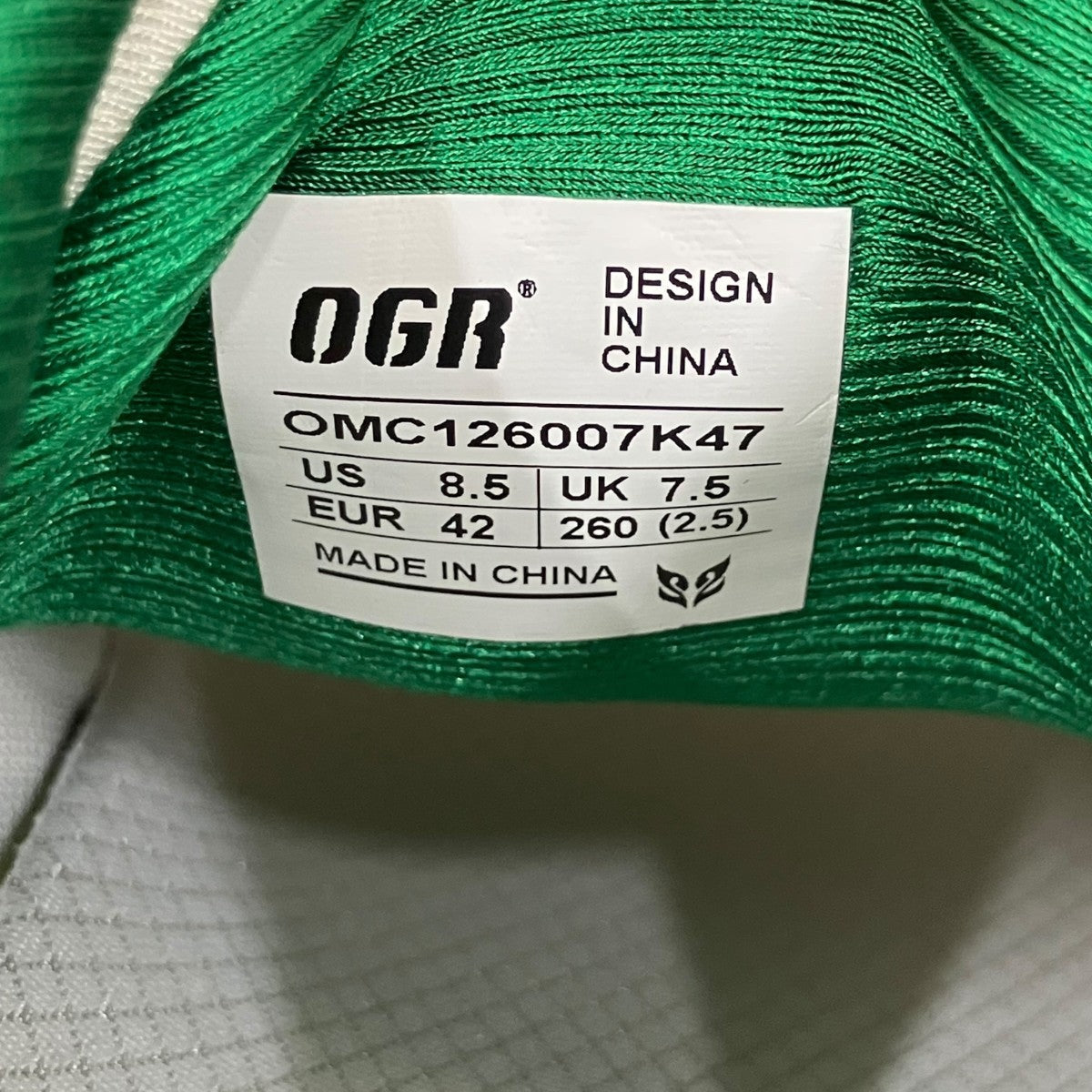 OGR GAZE2スニーカーOMC126007K47 古着・中古-9枚目のアイテム画像