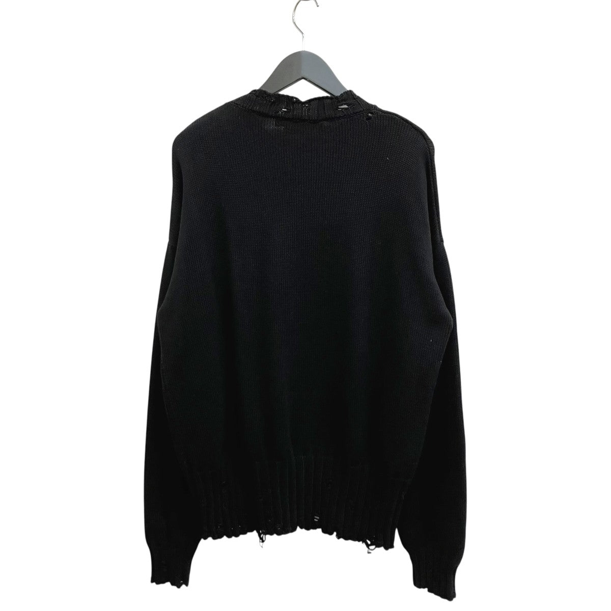 MARNI 23AW コットンダメージクルーネックニット GCMG0210A0 古着・中古-2枚目のアイテム画像