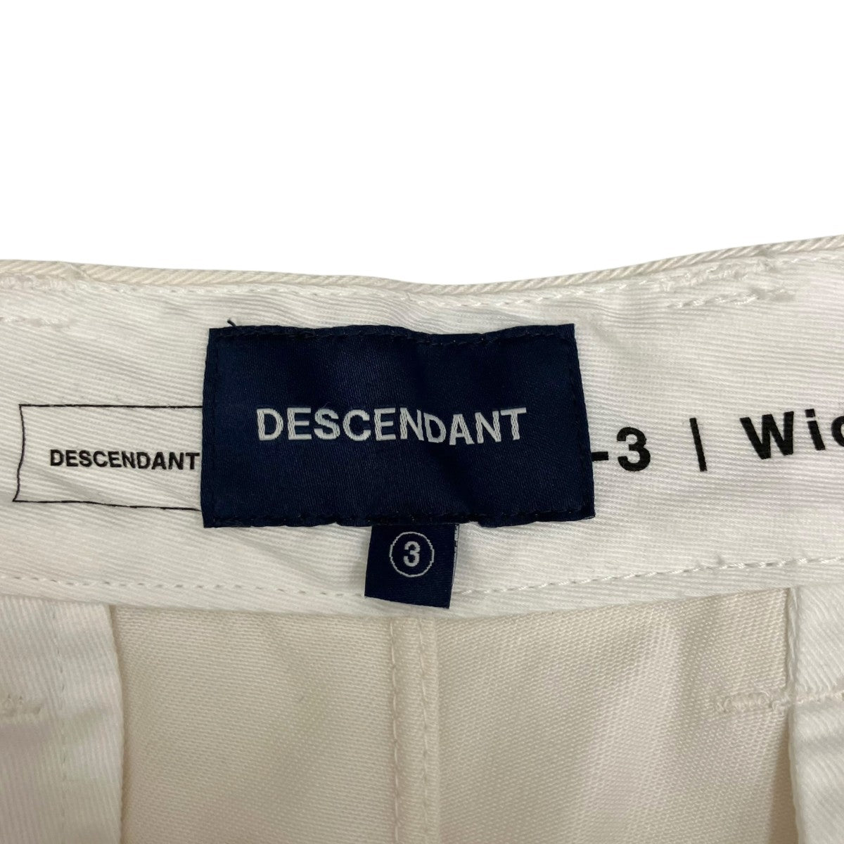DESCENDANT DC-3 WIDEパンツ 古着・中古-8枚目のアイテム画像
