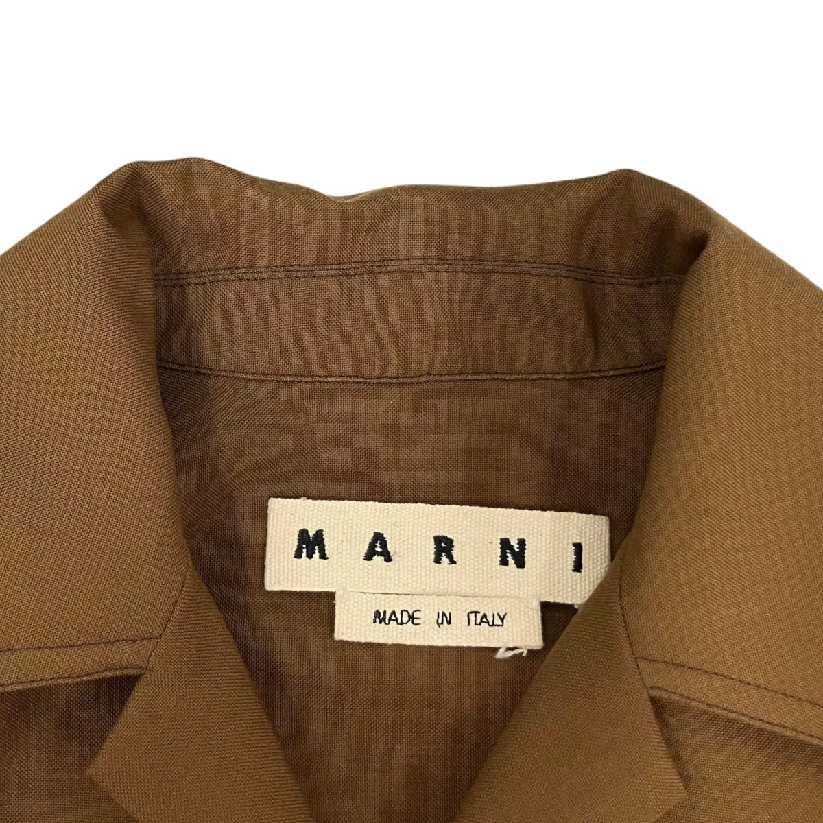 MARNI 2ポケット トロピカル ウール長袖シャツCUMU0085A0 古着・中古-5枚目のアイテム画像