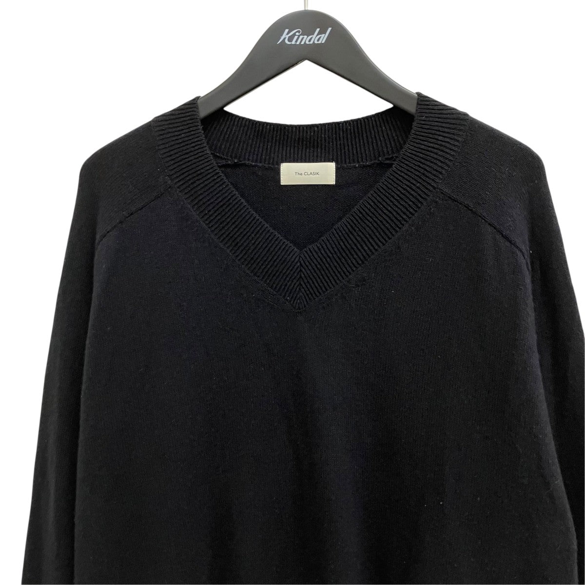 THE RERACS V NECK JUMPER カシミヤ混薄手ニット26SS-CKKT-037 古着・中古-3枚目のアイテム画像