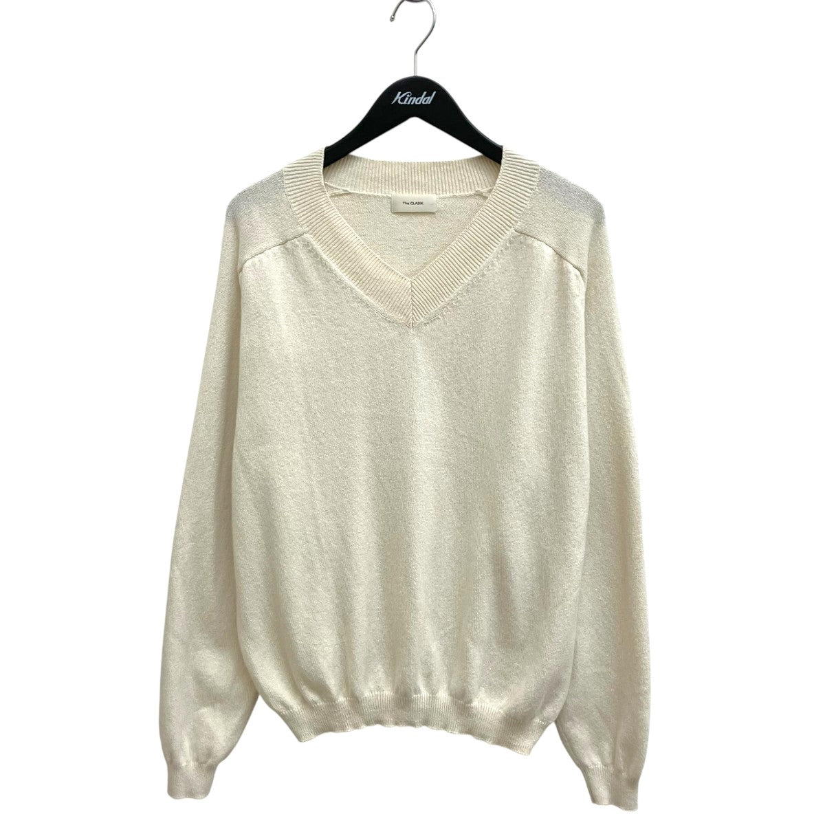 THE RERACS V NECK JUMPER カシミヤ混薄手ニット26SS-CKKT-037 古着・中古-1枚目のアイテム画像