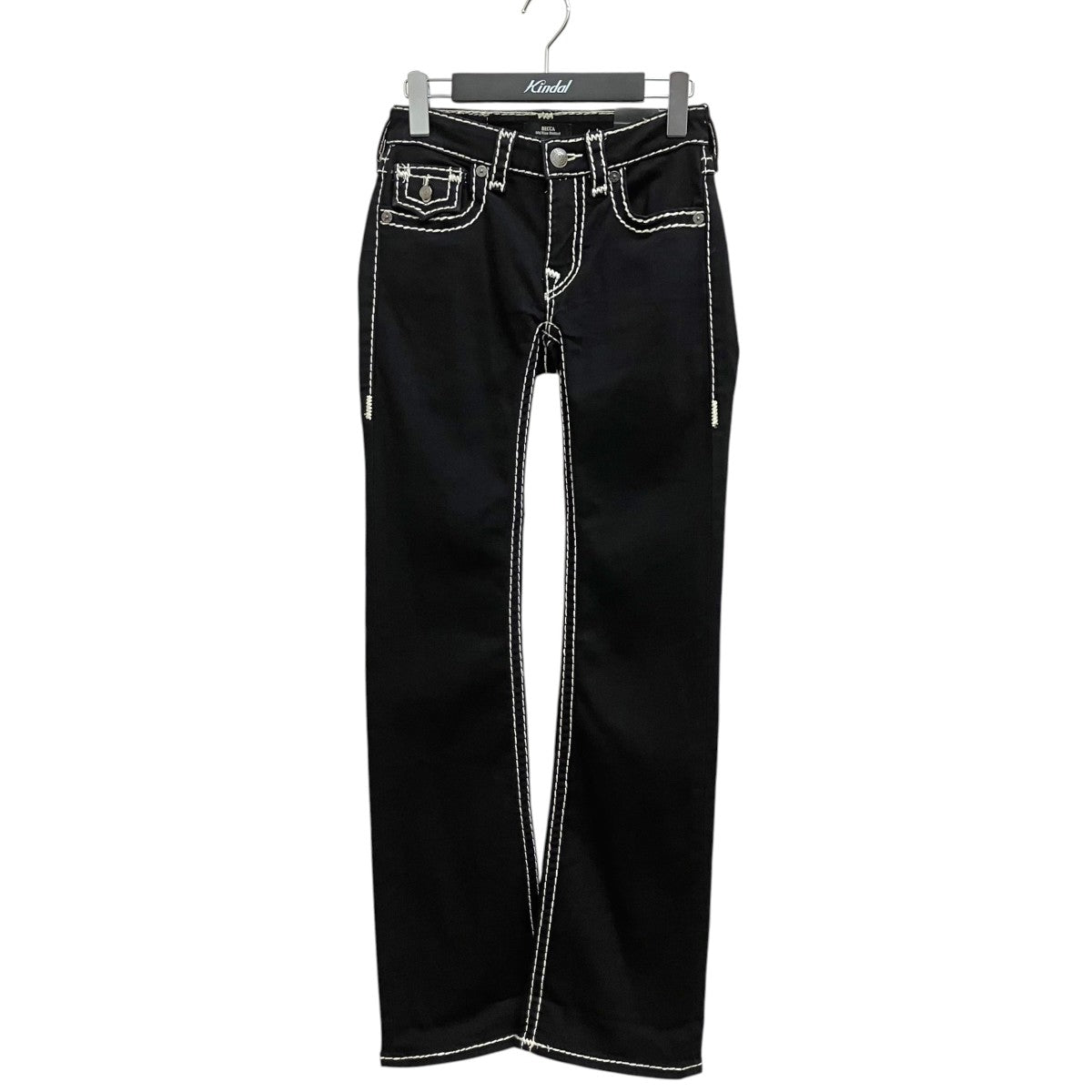 TRUE RELIGION BECCA MR BOOT PICK SUPER T FLAPフレアパンツ209104C 古着・中古-1枚目のアイテム画像