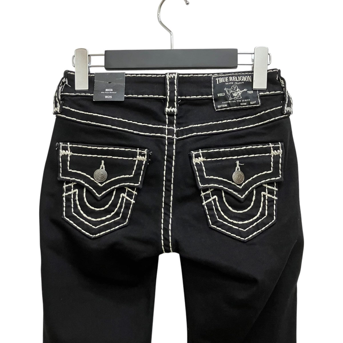 TRUE RELIGION BECCA MR BOOT PICK SUPER T FLAPフレアパンツ209104C 古着・中古-4枚目のアイテム画像