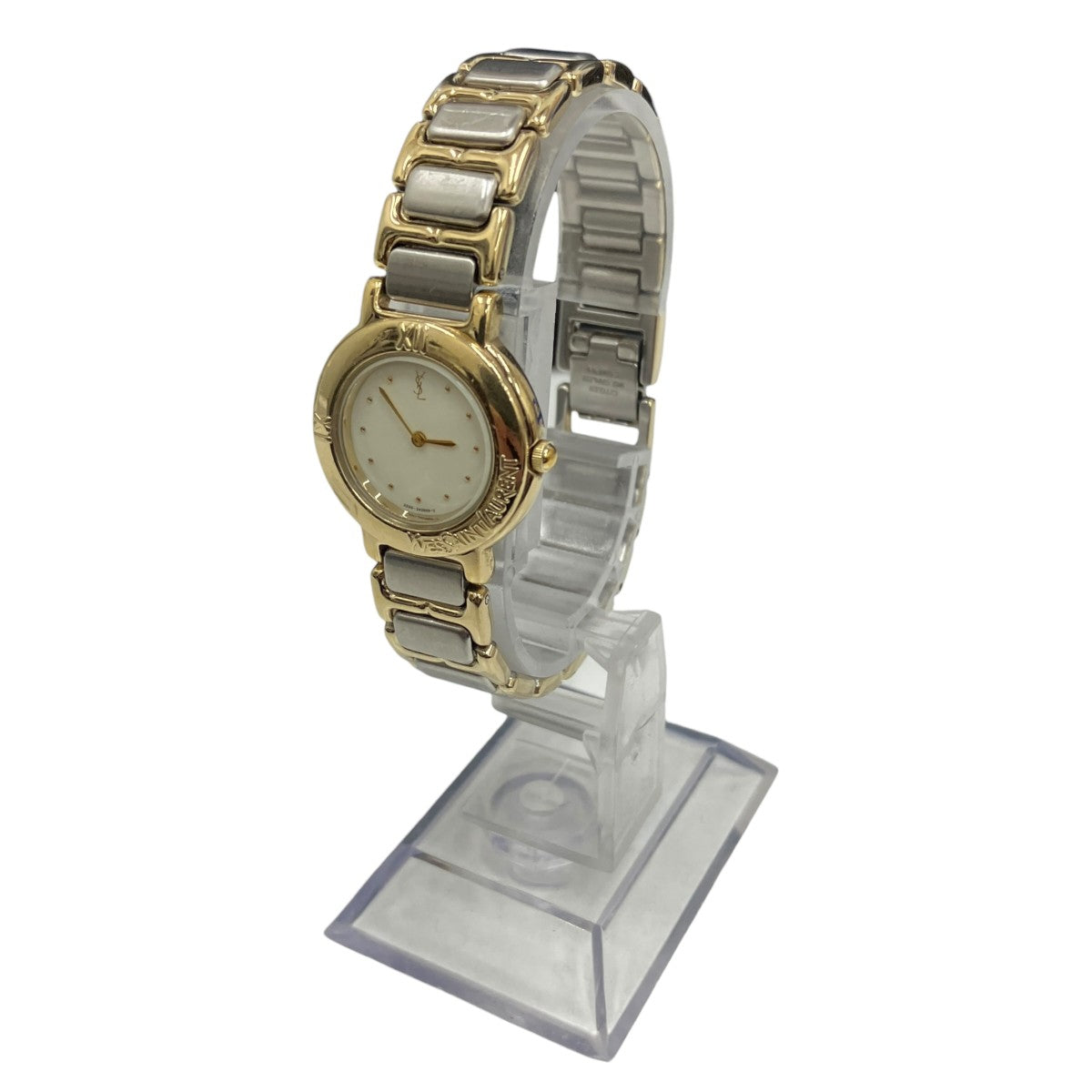 Yves Saint Laurent ゴールド時計2200-242669-Y 古着・中古-1枚目のアイテム画像
