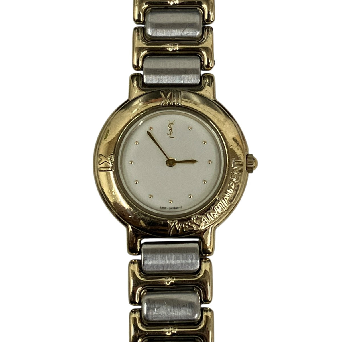 Yves Saint Laurent ゴールド時計2200-242669-Y 古着・中古-5枚目のアイテム画像