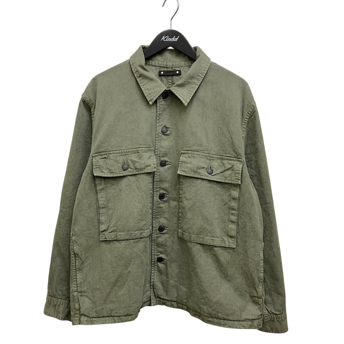MINEDENIM Cotton Linen Light Chino Shirt JKT 2604-8003-42-022 古着・中古-1枚目のアイテム画像
