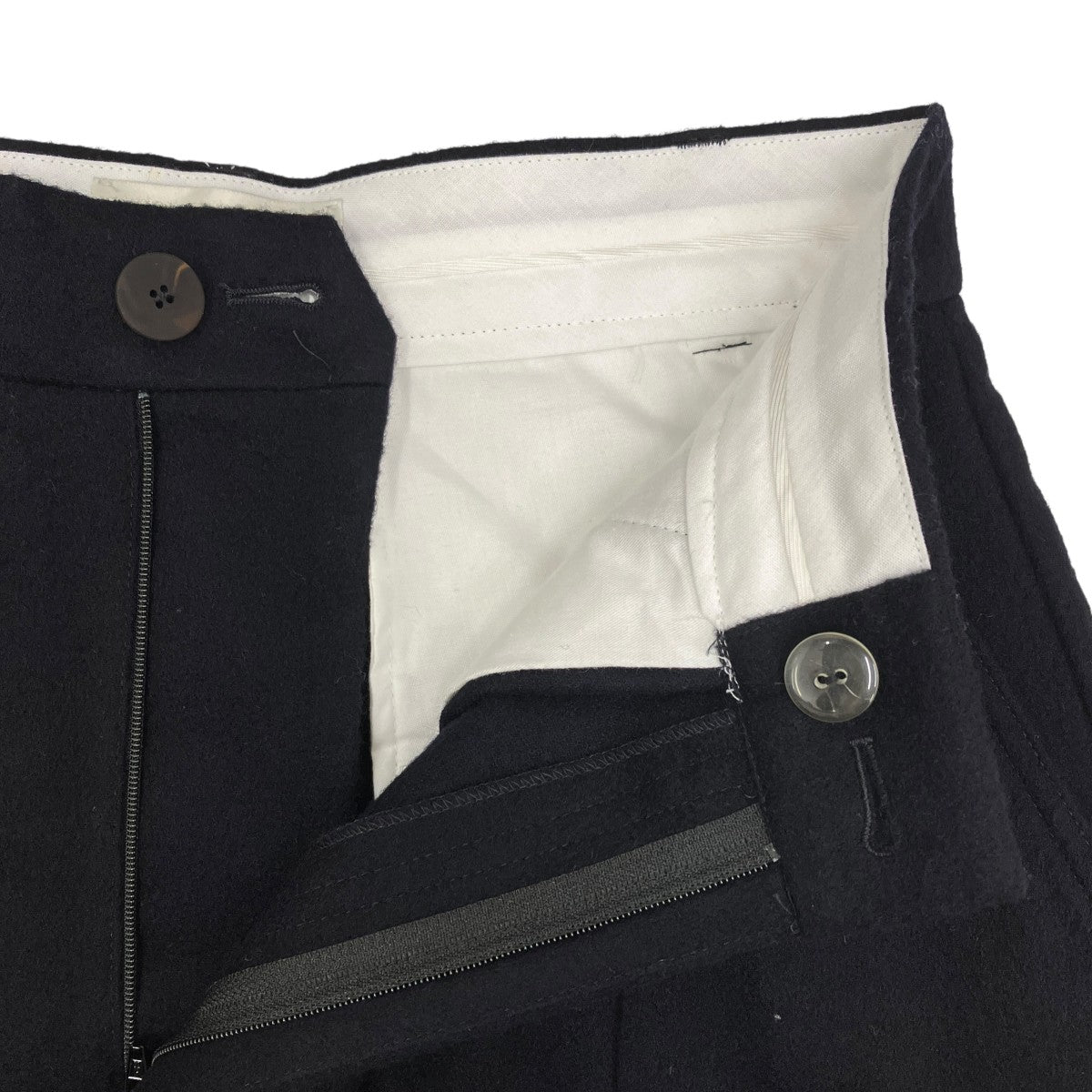 STUDIO NICHOLSON FELTED FINE WOOL TAILORED VOLUME PANT SORTE ／SNM-684 古着・中古-7枚目のアイテム画像