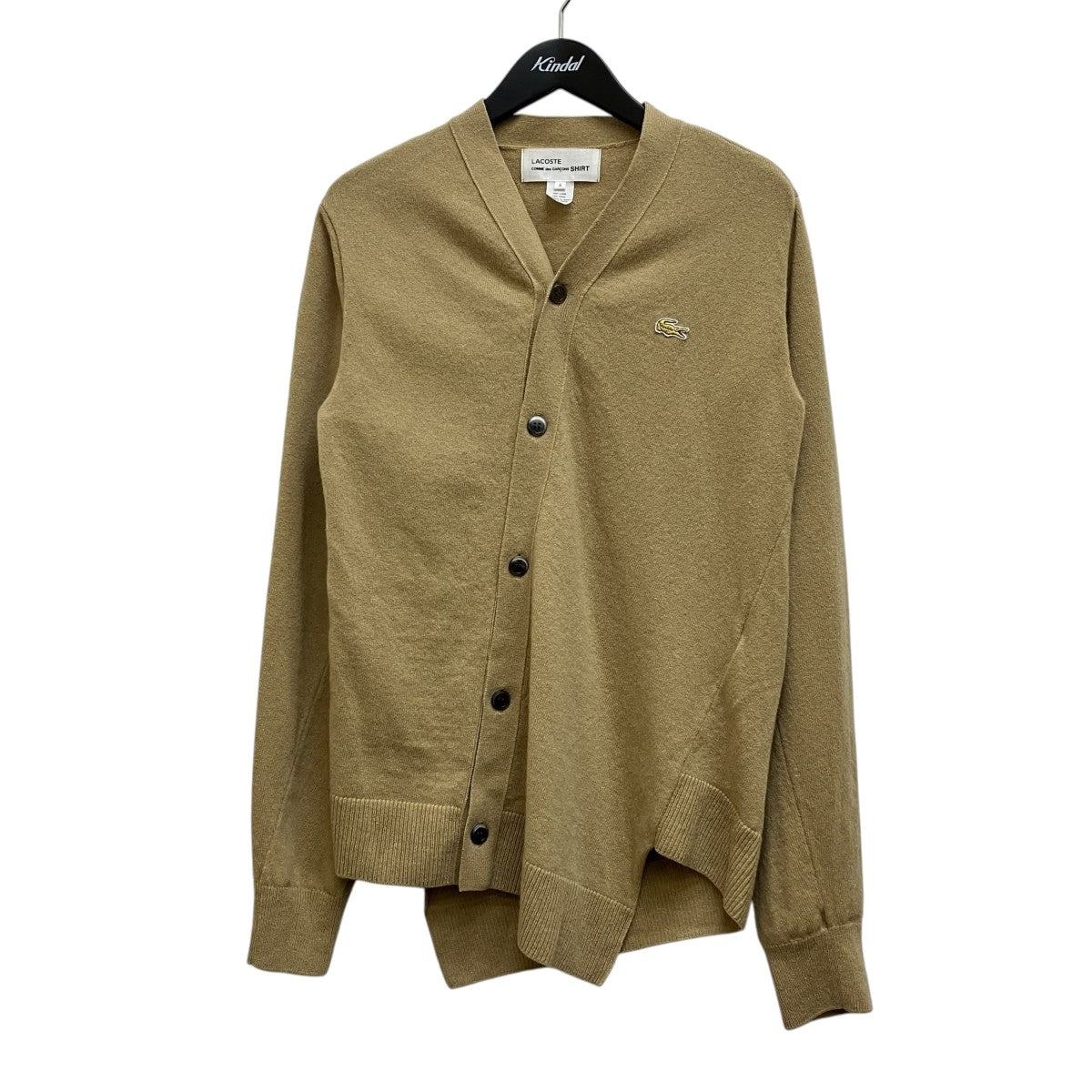 LACOSTE×COMME des GARCONS SHIRT 23AWニットカーディガンFL-N005 古着・中古-1枚目のアイテム画像