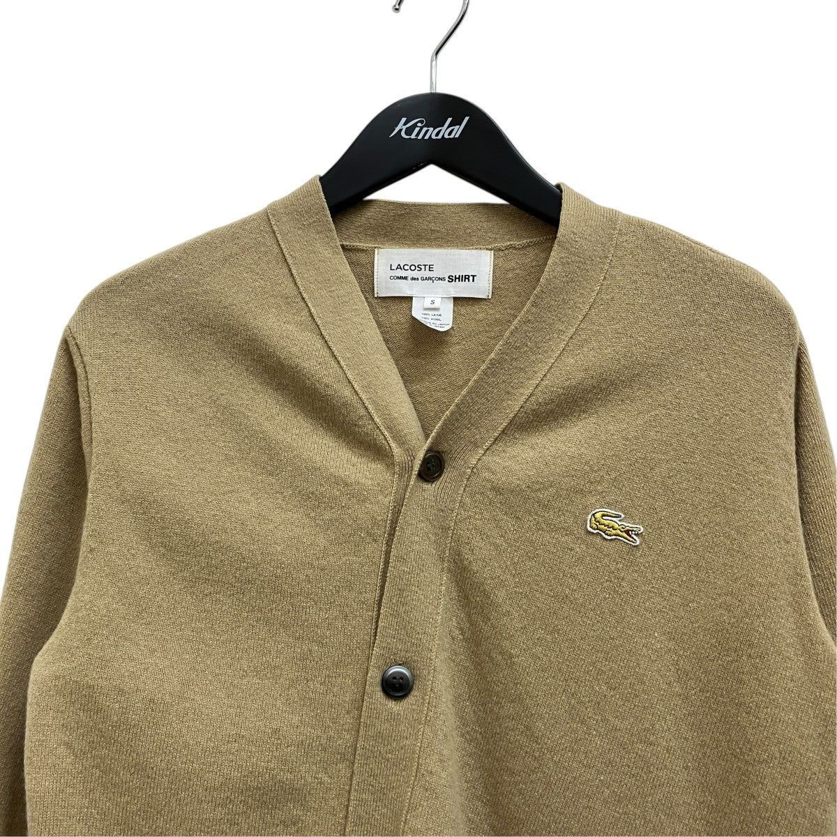 LACOSTE×COMME des GARCONS SHIRT 23AWニットカーディガンFL-N005 古着・中古-3枚目のアイテム画像