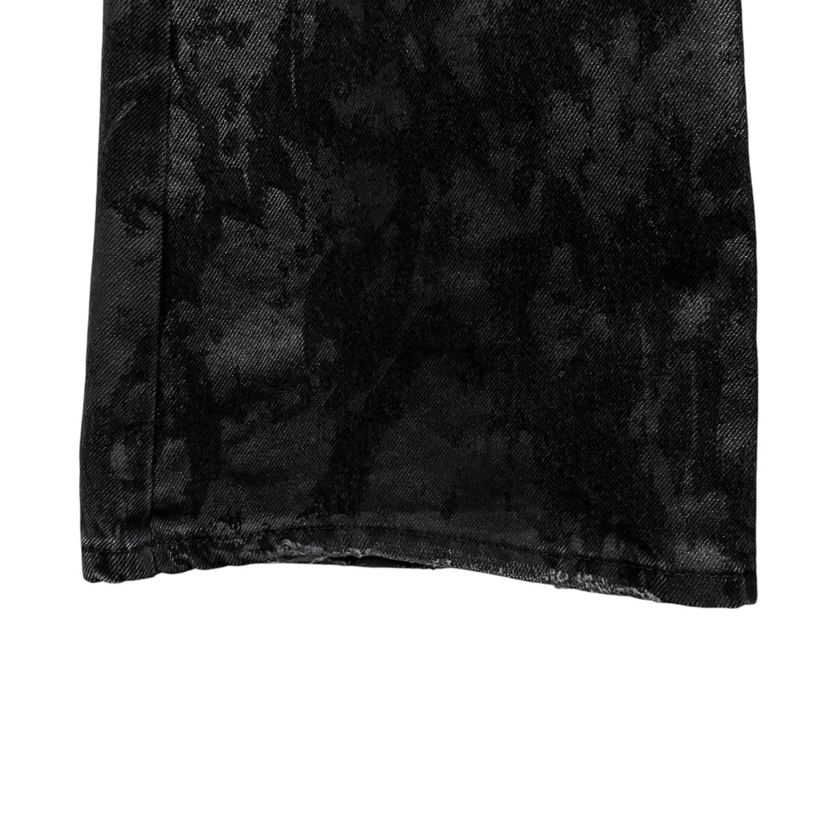 JADED LONDON Wax Coated Drift Bootcut Jeans 古着・中古-5枚目のアイテム画像