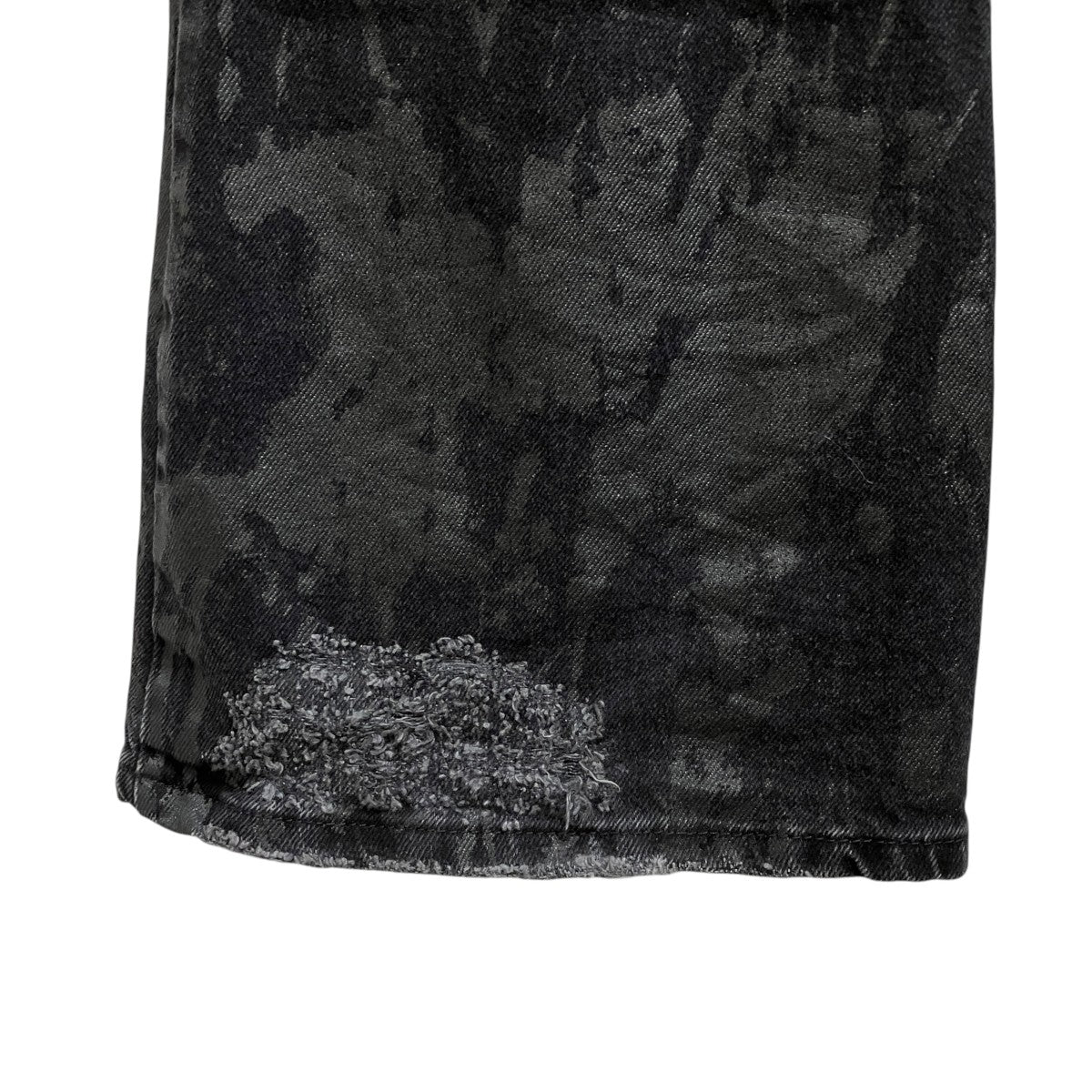 JADED LONDON Wax Coated Drift Bootcut Jeans 古着・中古-6枚目のアイテム画像