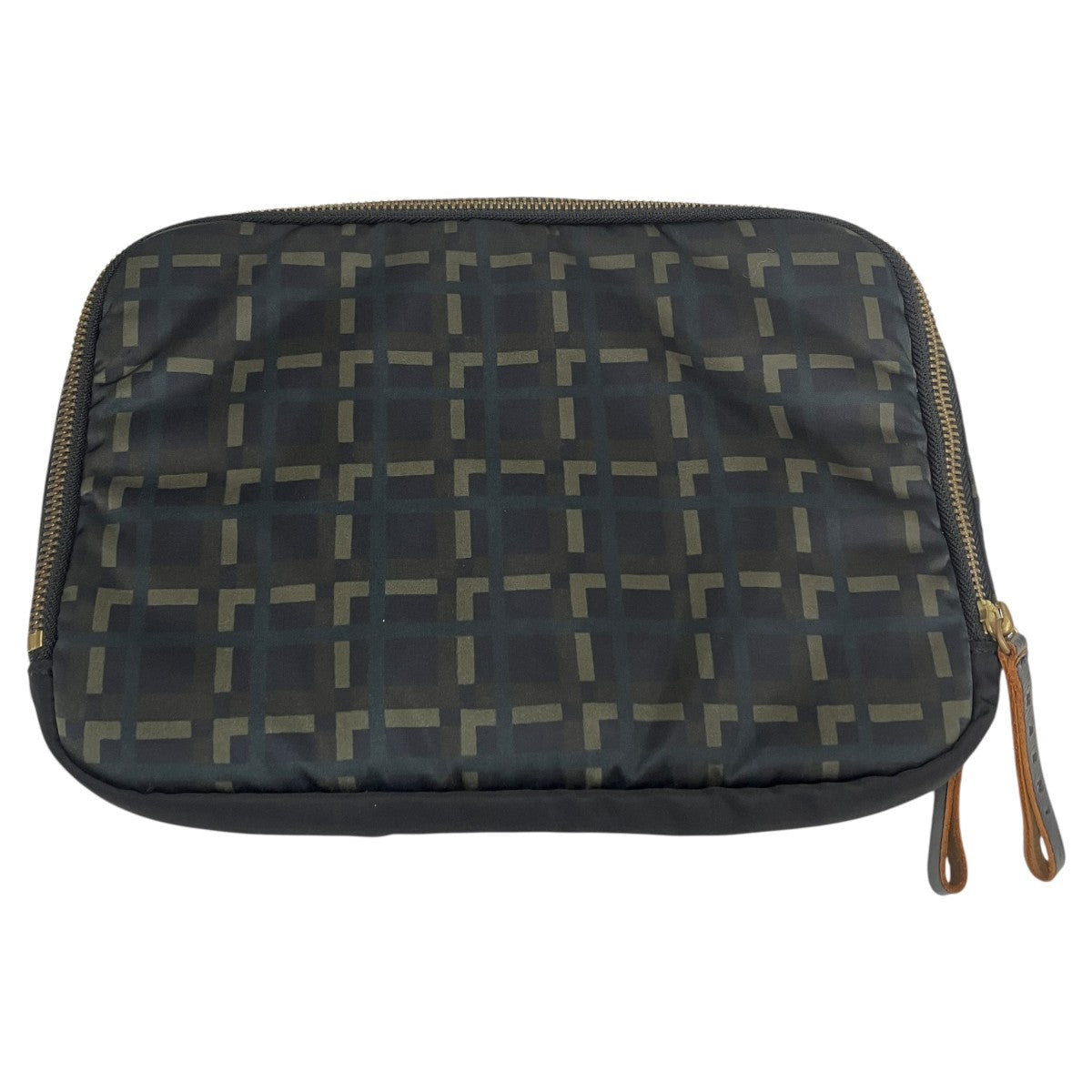 PORTER×MARNI FLEX COLLECTION W ZIP POUCH L SIZEダブルジップポーチ26WF000945128 古着・中古-2枚目のアイテム画像