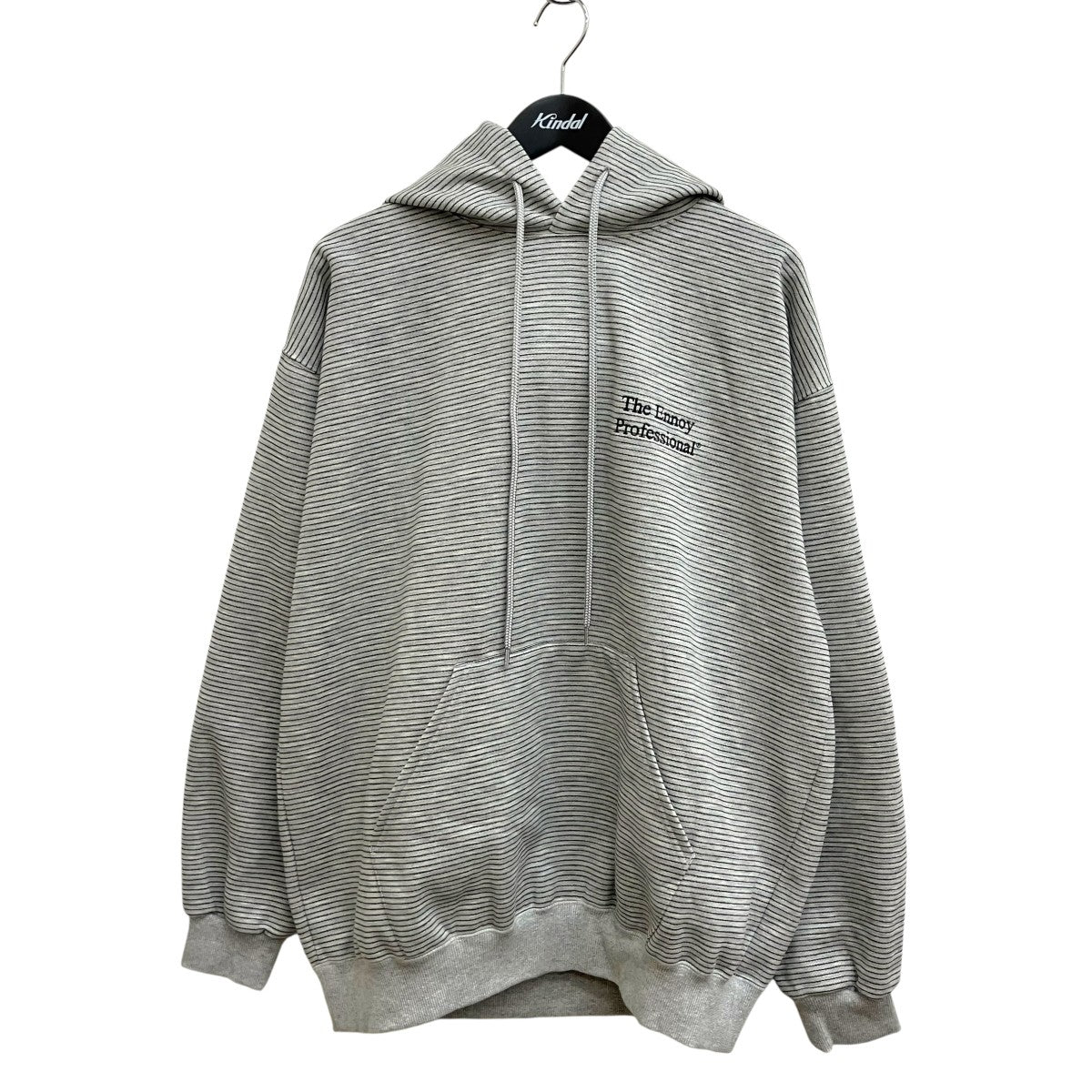 ENNOY Border Hoodie SweatパーカーAW25BRENCT02NTL 古着・中古-1枚目のアイテム画像
