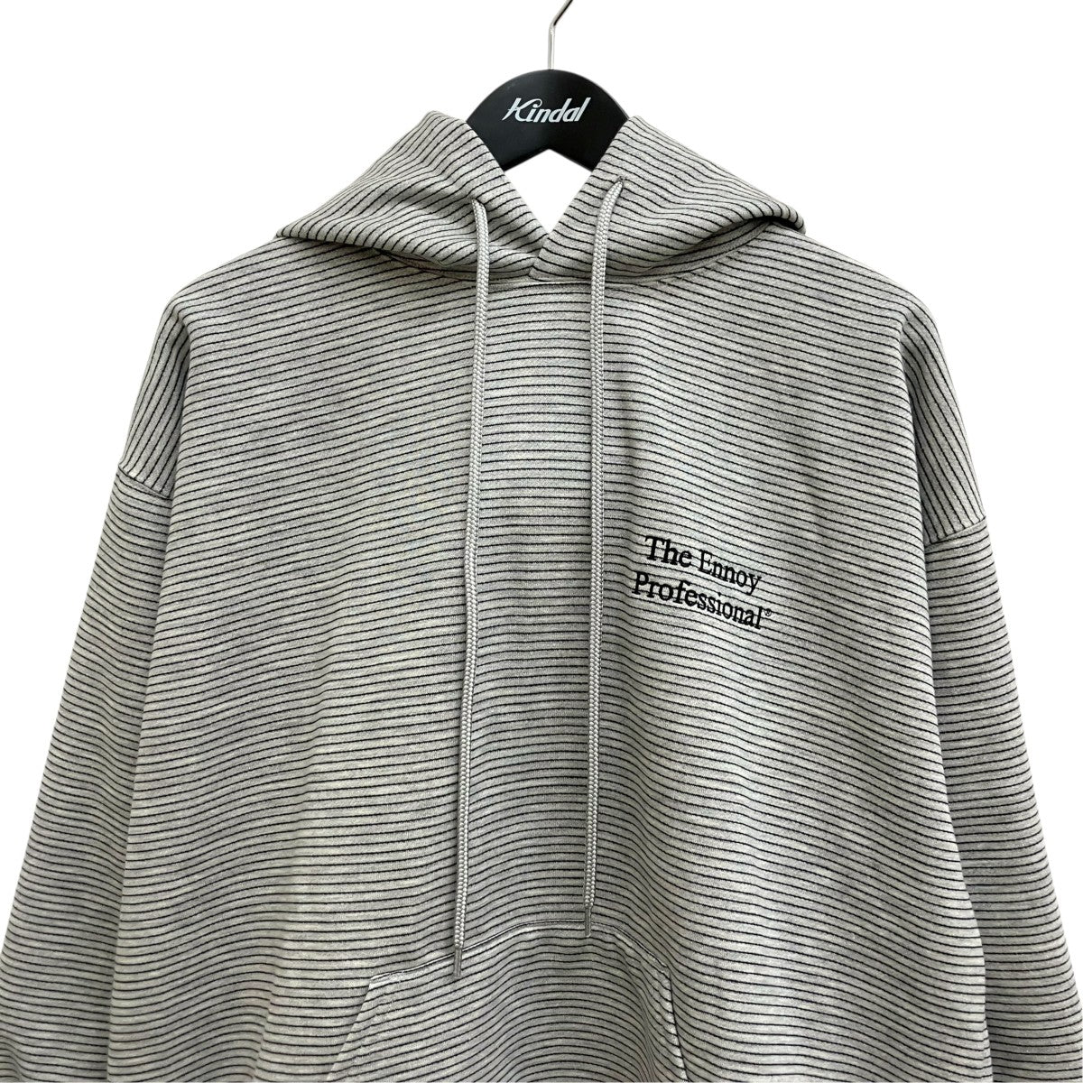 ENNOY Border Hoodie SweatパーカーAW25BRENCT02NTL 古着・中古-3枚目のアイテム画像