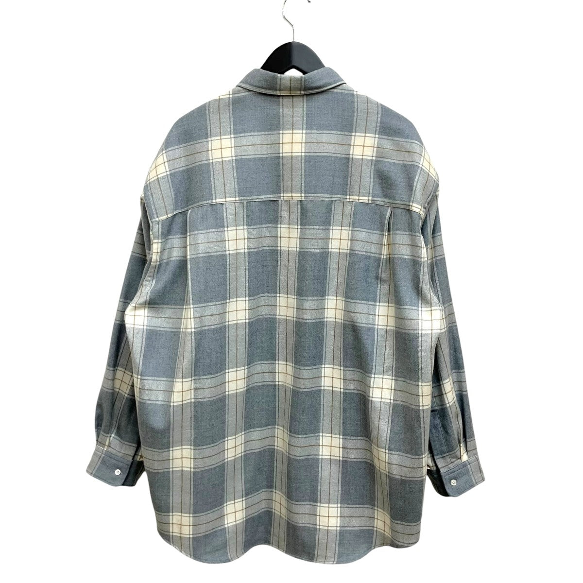 WOOL CHECK MILITARY SHIRTチェックシャツGM194-50508C