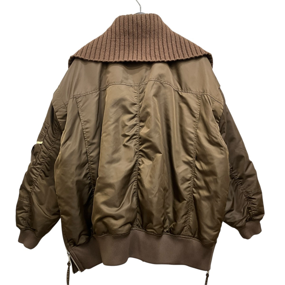MAISON SPECIAL Multiway Knit Collar MA-1リバーシブルブルゾン21252215301 古着・中古-2枚目のアイテム画像
