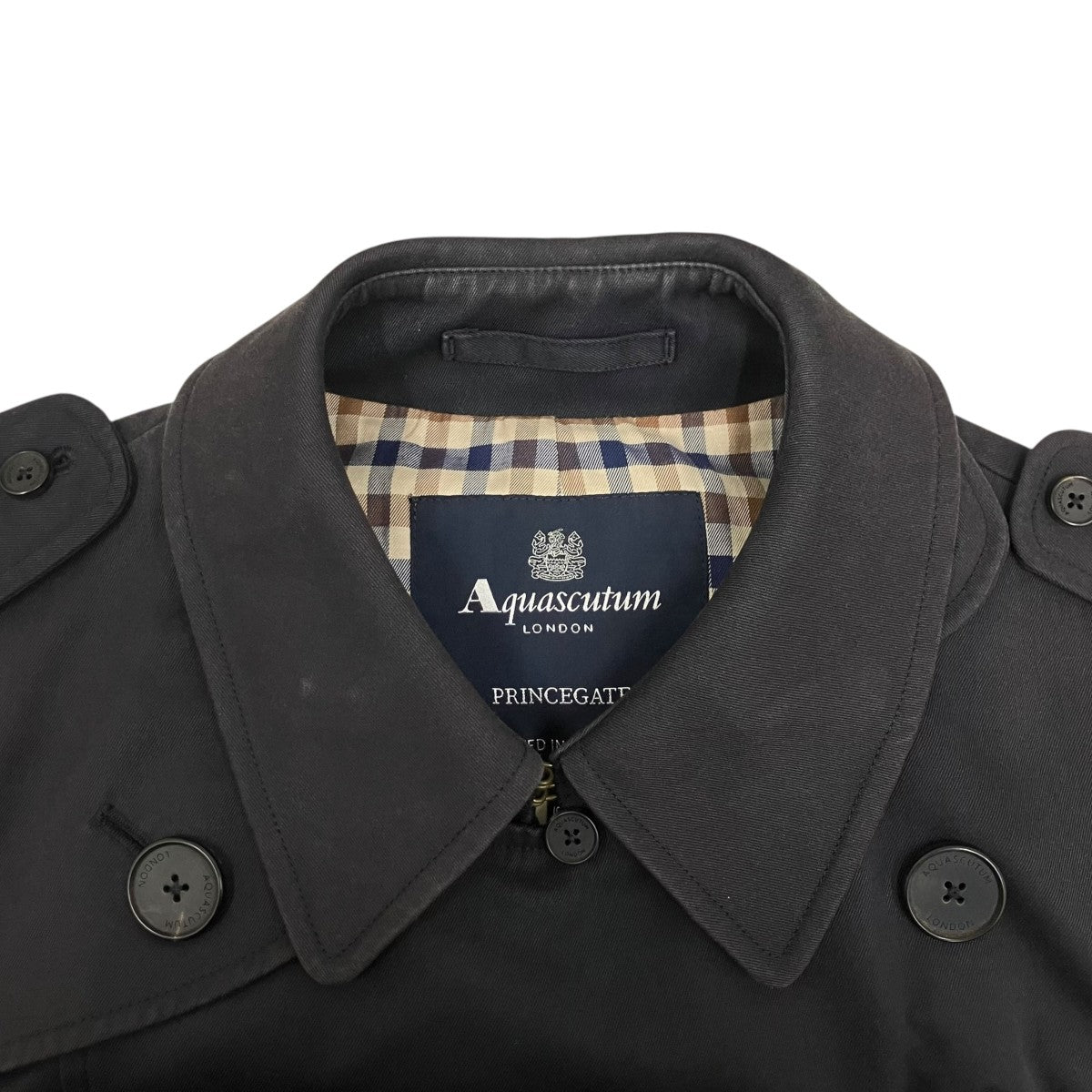 Aquascutum(アクアスキュータム) PRINCEGATE イングランド製トレンチ