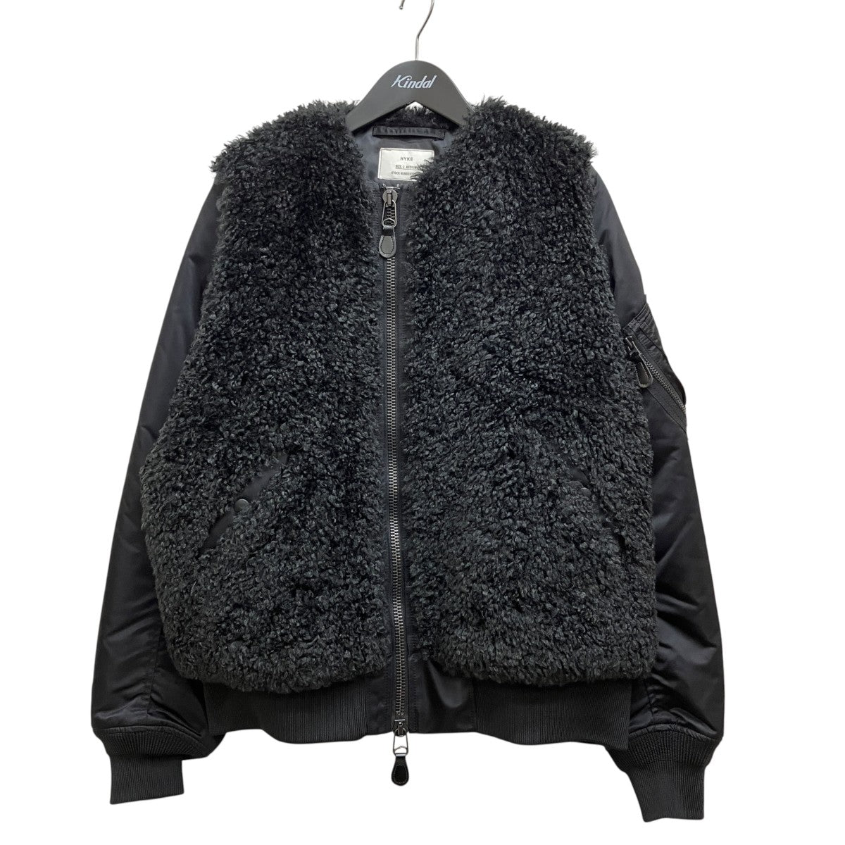 HYKE FAUX SHEARLING TYPE MA-1 JACKET 242-17426 307 古着・中古-1枚目のアイテム画像