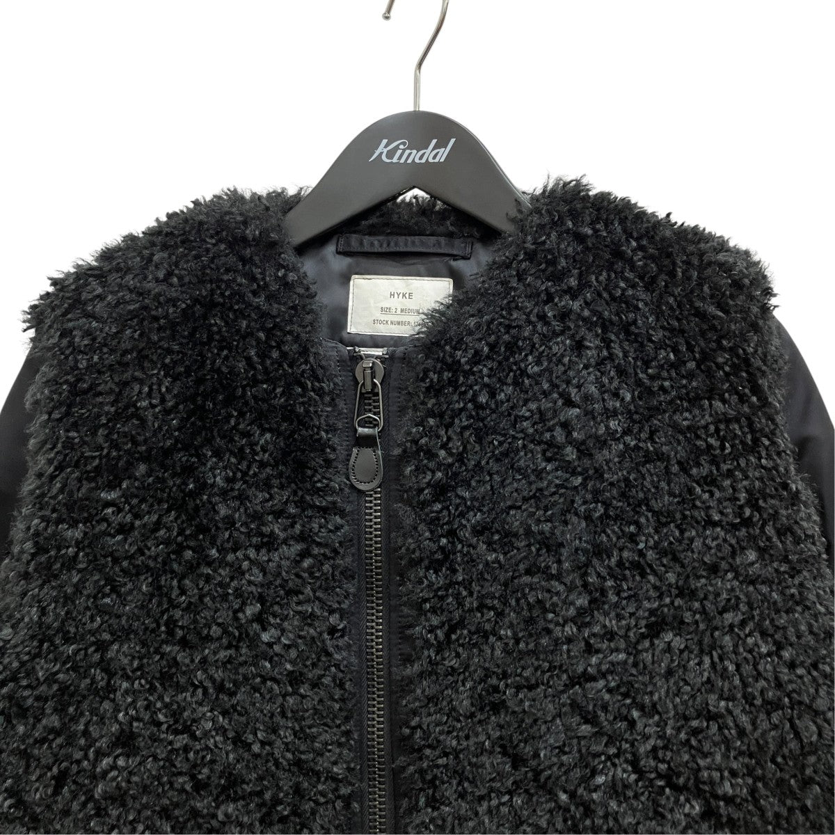 HYKE FAUX SHEARLING TYPE MA-1 JACKET 242-17426 307 古着・中古-3枚目のアイテム画像