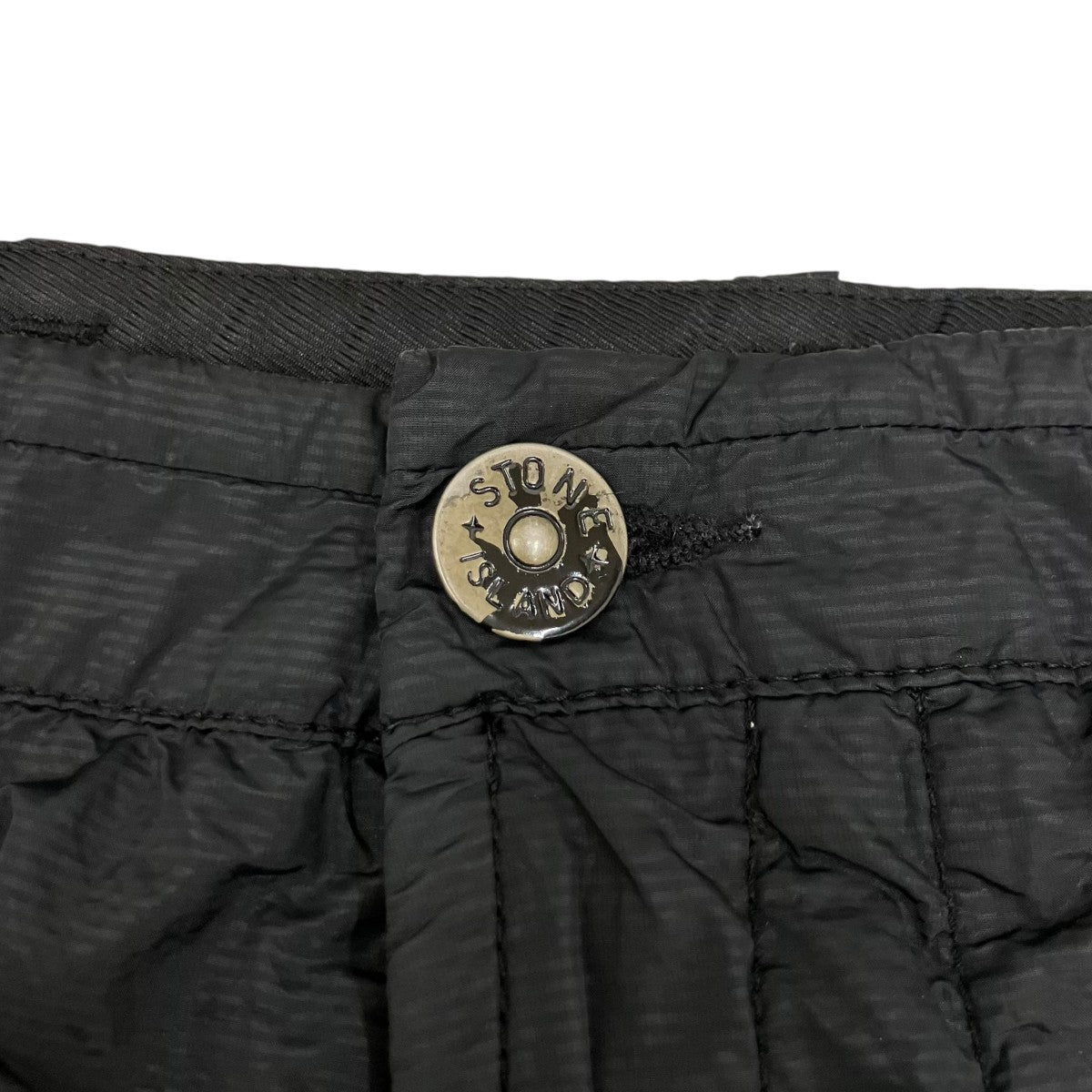 【美品】STONE  ストーンアイランド ナイロンパンツ 黒 W31 STONE ISLAND(ストーンアイランド) ナイロンパンツ721532029 721532029