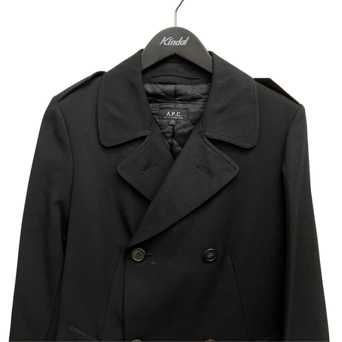 A．P．C．(アーペーセー) ウールコートLD01 LD01 ブラック サイズ S