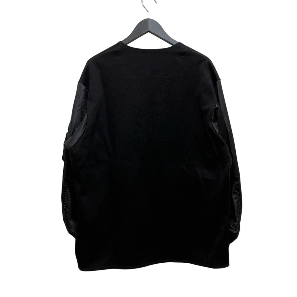 COMME des GARCONS HOMME 綿ダブルフェイス×ナイロンツイルジップカーディガンHL-T005 古着・中古-2枚目のアイテム画像