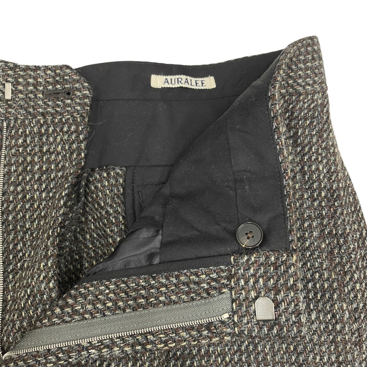 AURALEE(オーラリー) ALPACA WOOL SILK TWEED SLACKSスラックス