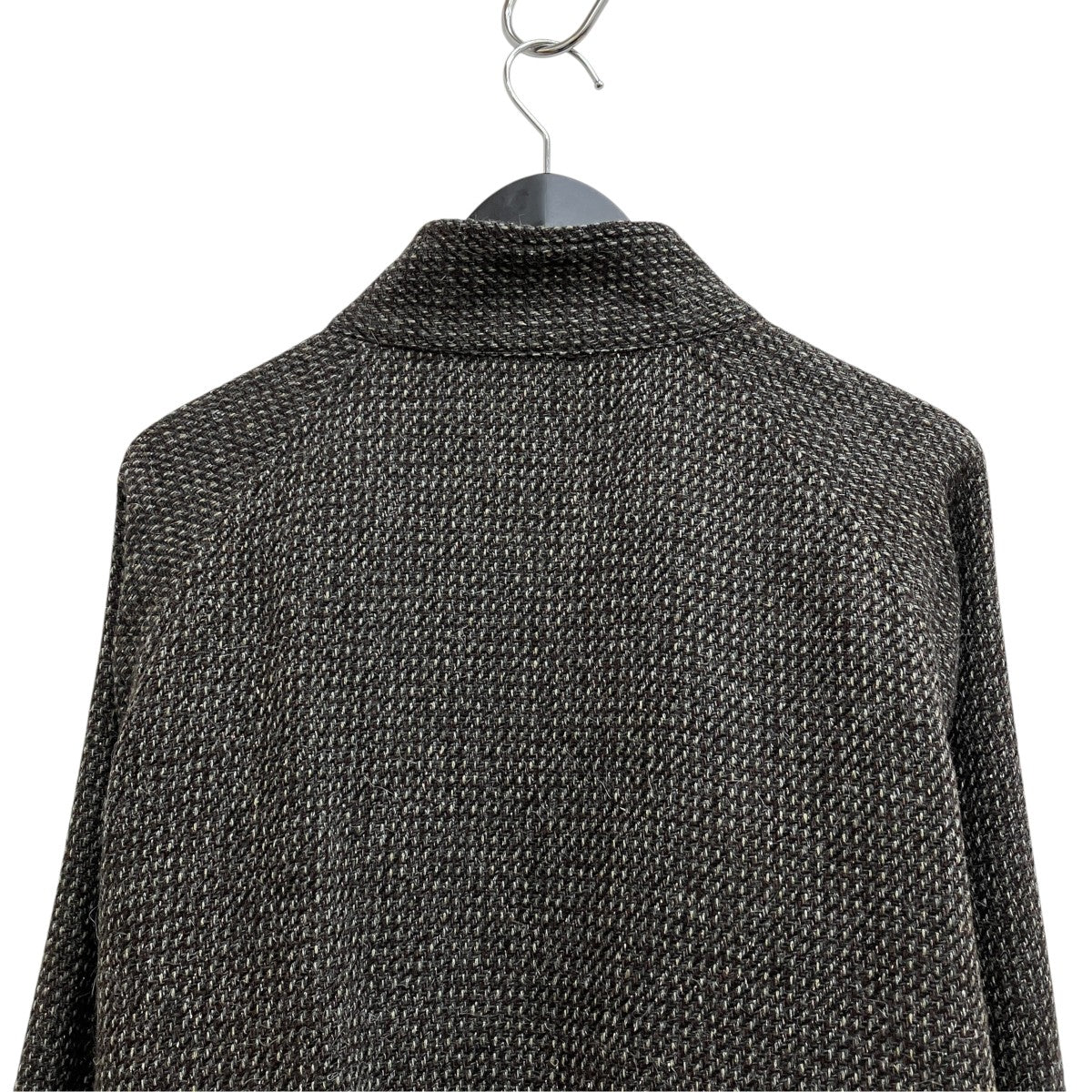 AURALEE ALPACA WOOL SILK TWEED ZIP BLOUSON A25AB03LS 古着・中古-4枚目のアイテム画像