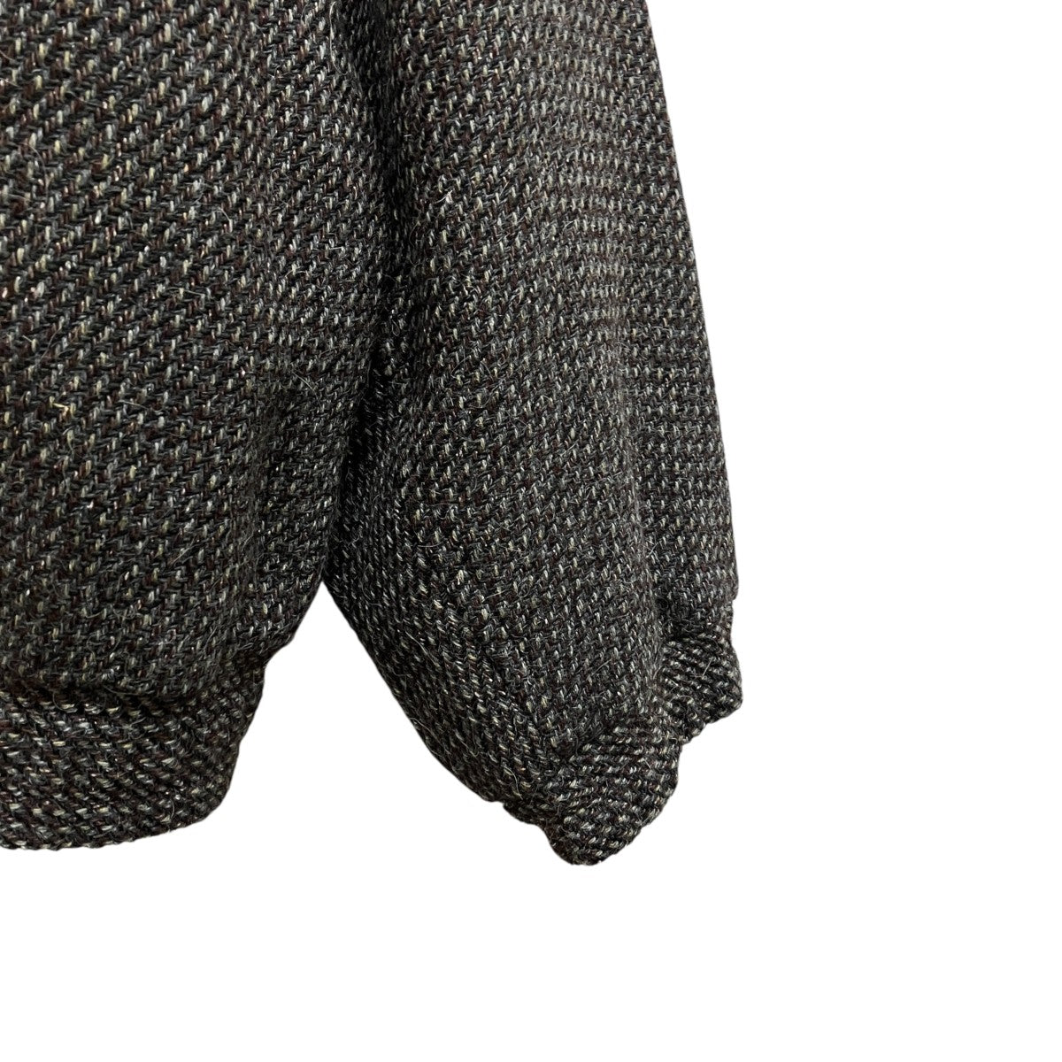 AURALEE ALPACA WOOL SILK TWEED ZIP BLOUSON A25AB03LS 古着・中古-5枚目のアイテム画像