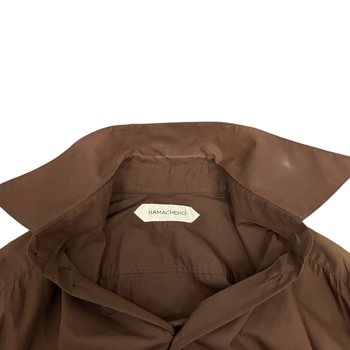 NAMACHEKO LAUSE ADJUSTABLE PLACKET SHIRT N1008 古着・中古-8枚目のアイテム画像