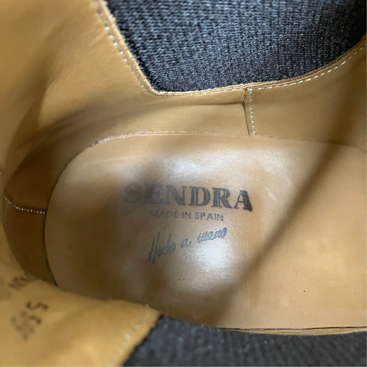 Sendra Boots スエード サイドゴアブーツ5595 古着・中古-9枚目のアイテム画像