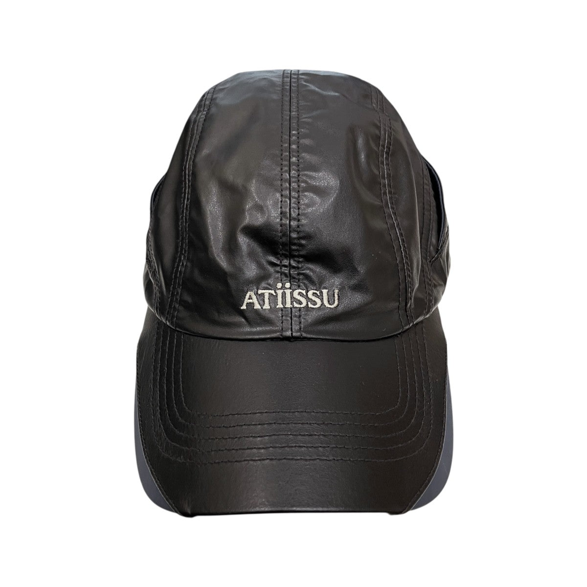 ATIISSU フェイクレザーキャップ251WCP03BK 古着・中古-2枚目のアイテム画像