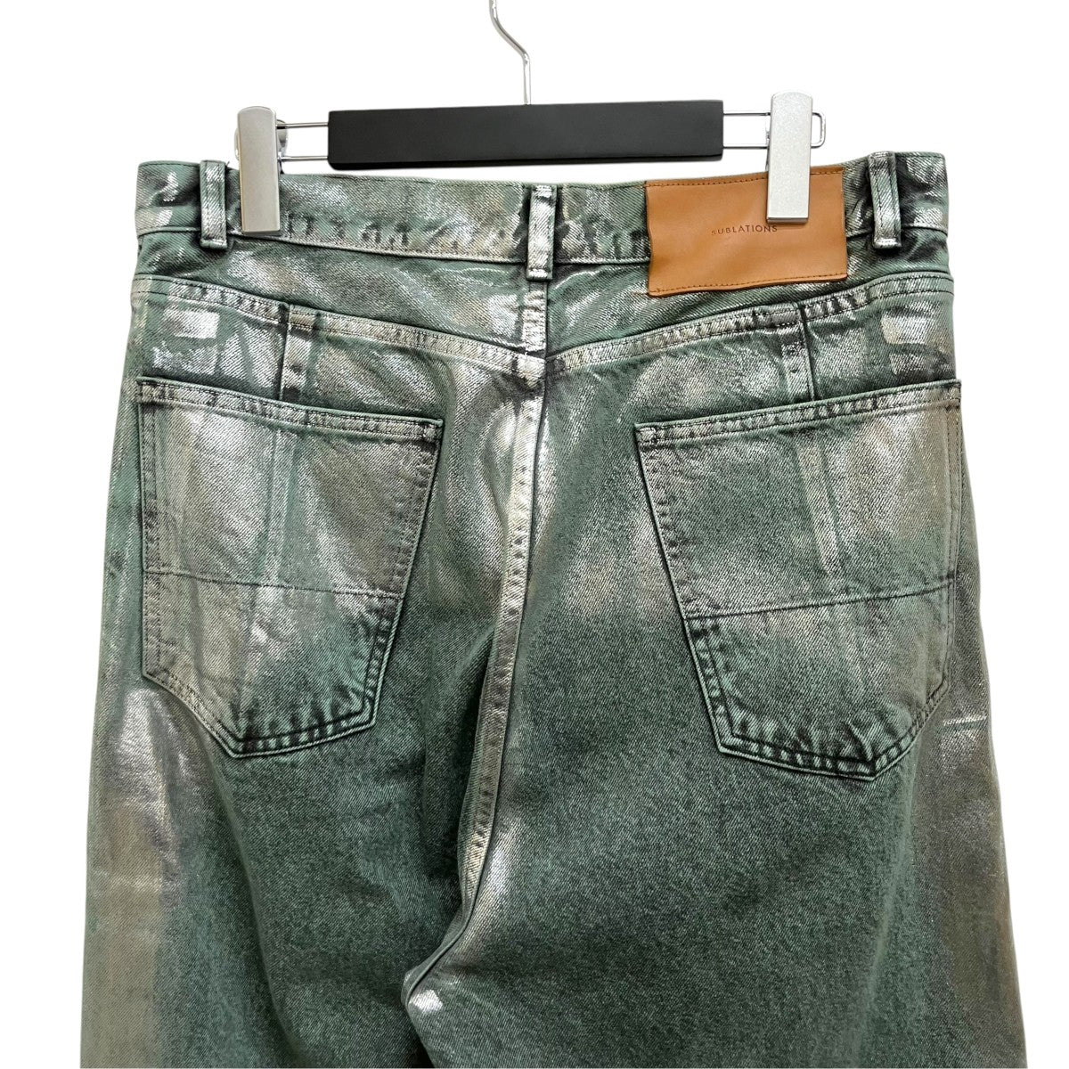 SUBLATIONS WIDE SEAM DENIM BAGGY PANTS S111412 古着・中古-4枚目のアイテム画像