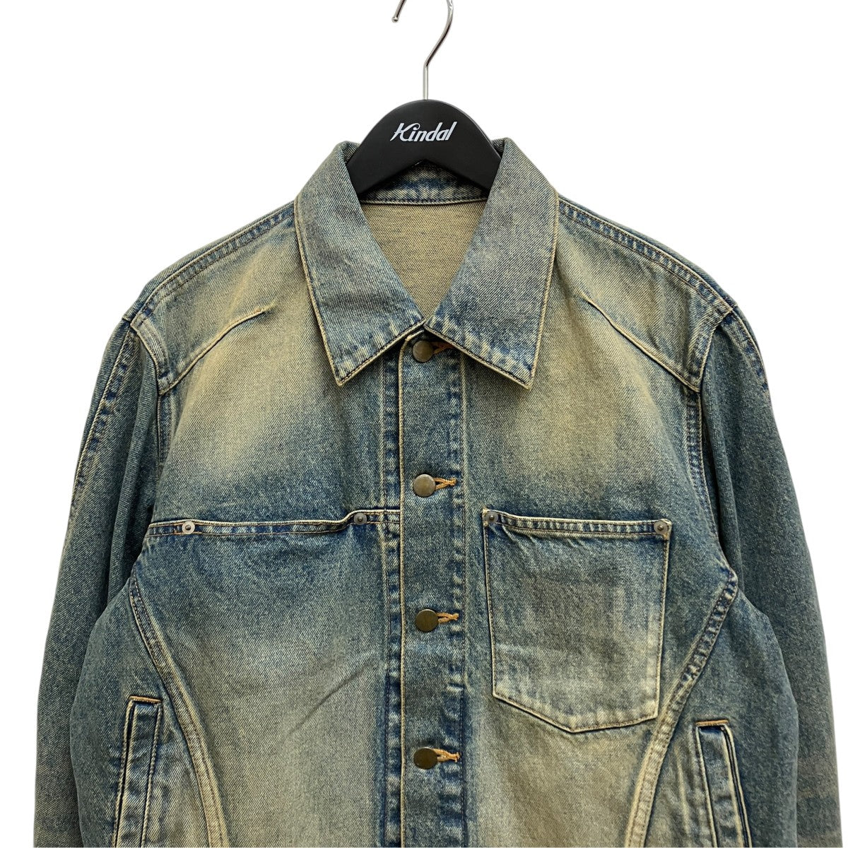 NVRFRGT 24SS Denim 3D Trucker Jacket NF241J03 古着・中古-3枚目のアイテム画像