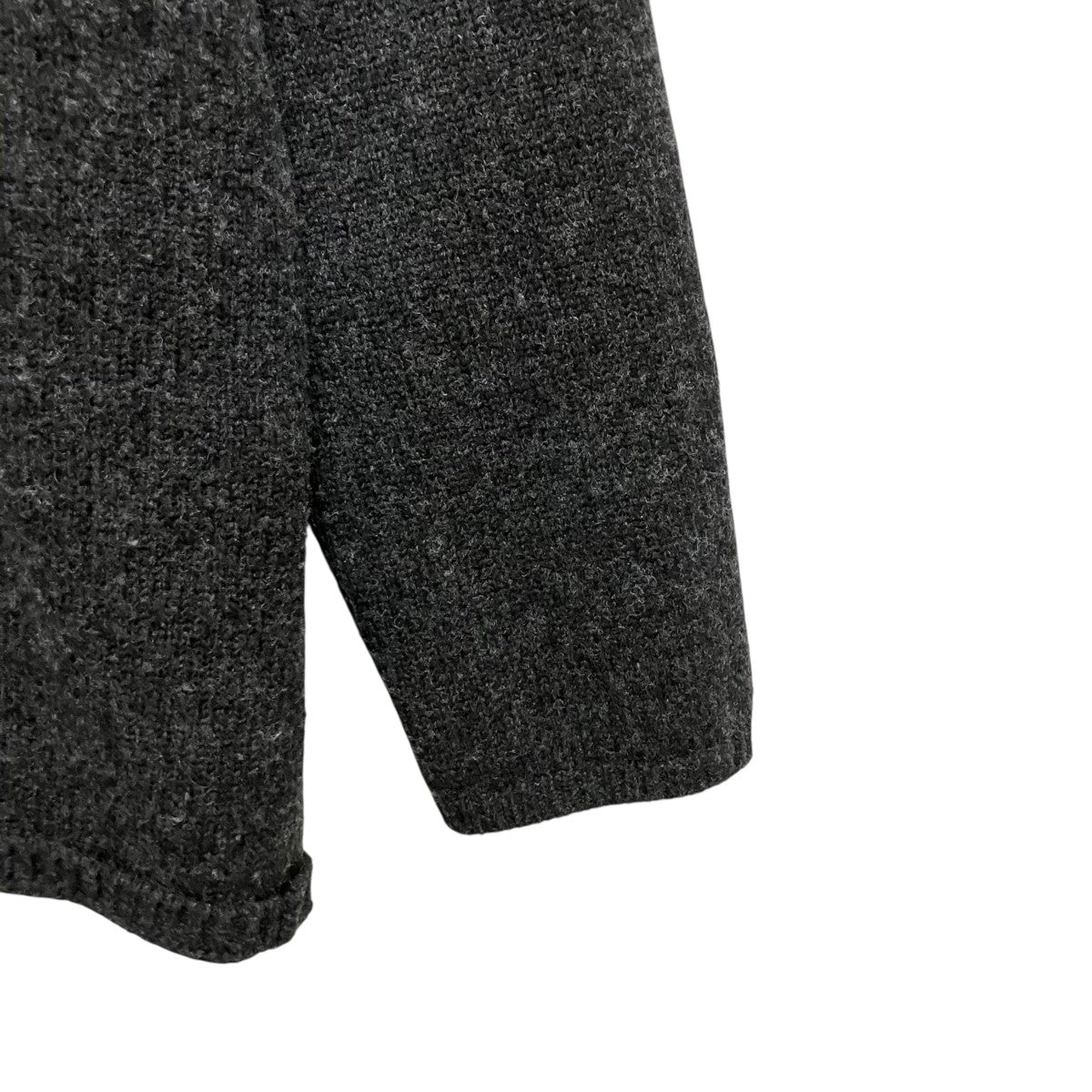 Yohji Yamamoto pour homme 23AWSIDE STRING DETAIL TURTLENECKセーターHJ-K06-193 古着・中古-5枚目のアイテム画像