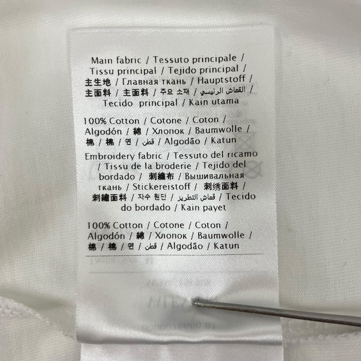 VALENTINO 長袖Tシャツ5V3MG15L9UK 古着・中古-6枚目のアイテム画像