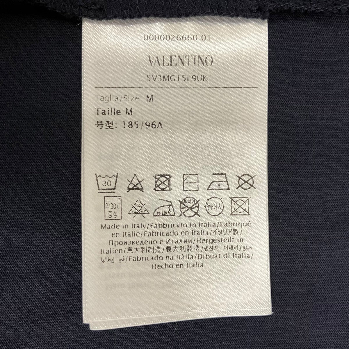 VALENTINO 長袖Tシャツ5V3MG15L9UK 古着・中古-5枚目のアイテム画像