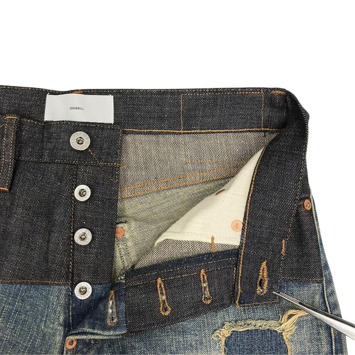 SUGARHILL 25AW STRATUM DENIM PANTS STRAIGHT CUT 2541000405 古着・中古-7枚目のアイテム画像
