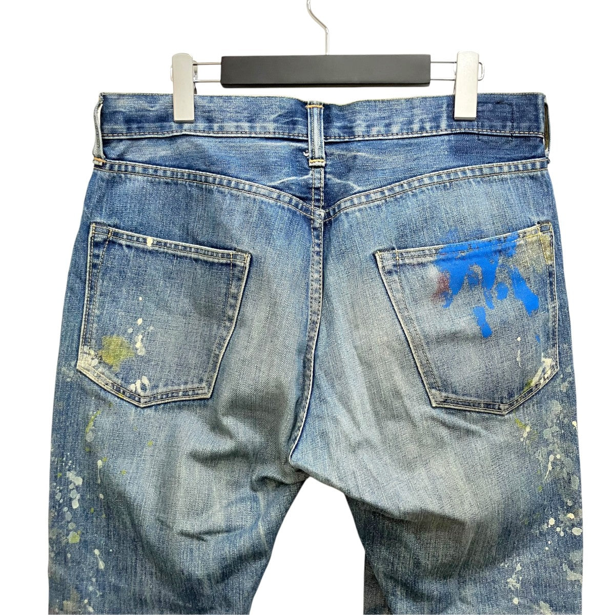 BRU NA BOINNE ペンキ加工 ハケデニムパンツ 古着・中古-5枚目のアイテム画像