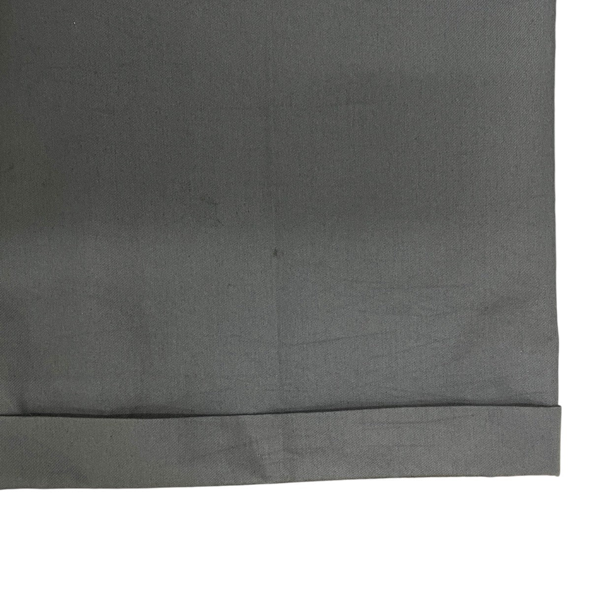 LOEWE 25SSレザーパッチ ワイドチノ ツータックスラックスH526Y04WFX 古着・中古-7枚目のアイテム画像