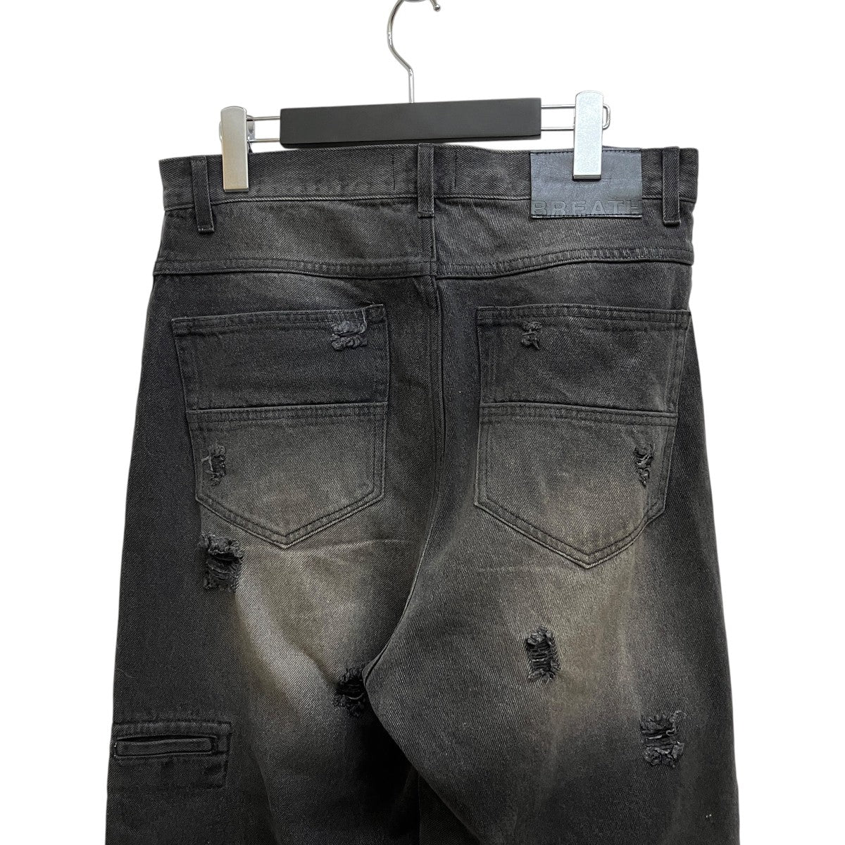 BREATH 25AW COATING DAMAGE DENIM PANTS BR25AW-P1015 古着・中古-5枚目のアイテム画像